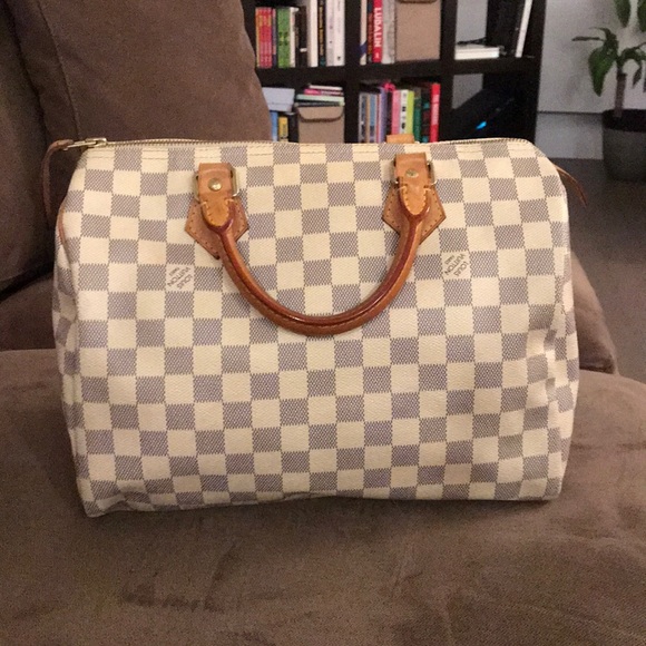 Louis Vuitton Handbags - Louis Vuitton • Authentic • Damier Azur Speedy 30